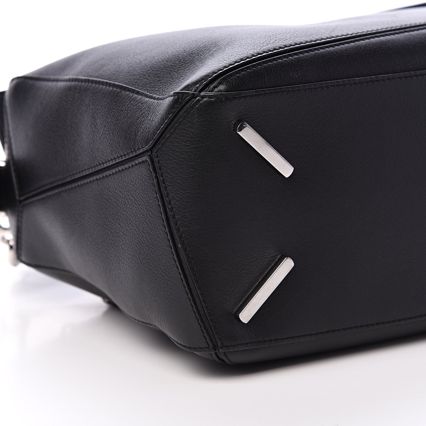 Calfskin Medium Puzzle Bag Black