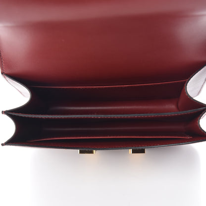 Hermes Veau Monsieur Constance 18 Rouge H 7 of 21