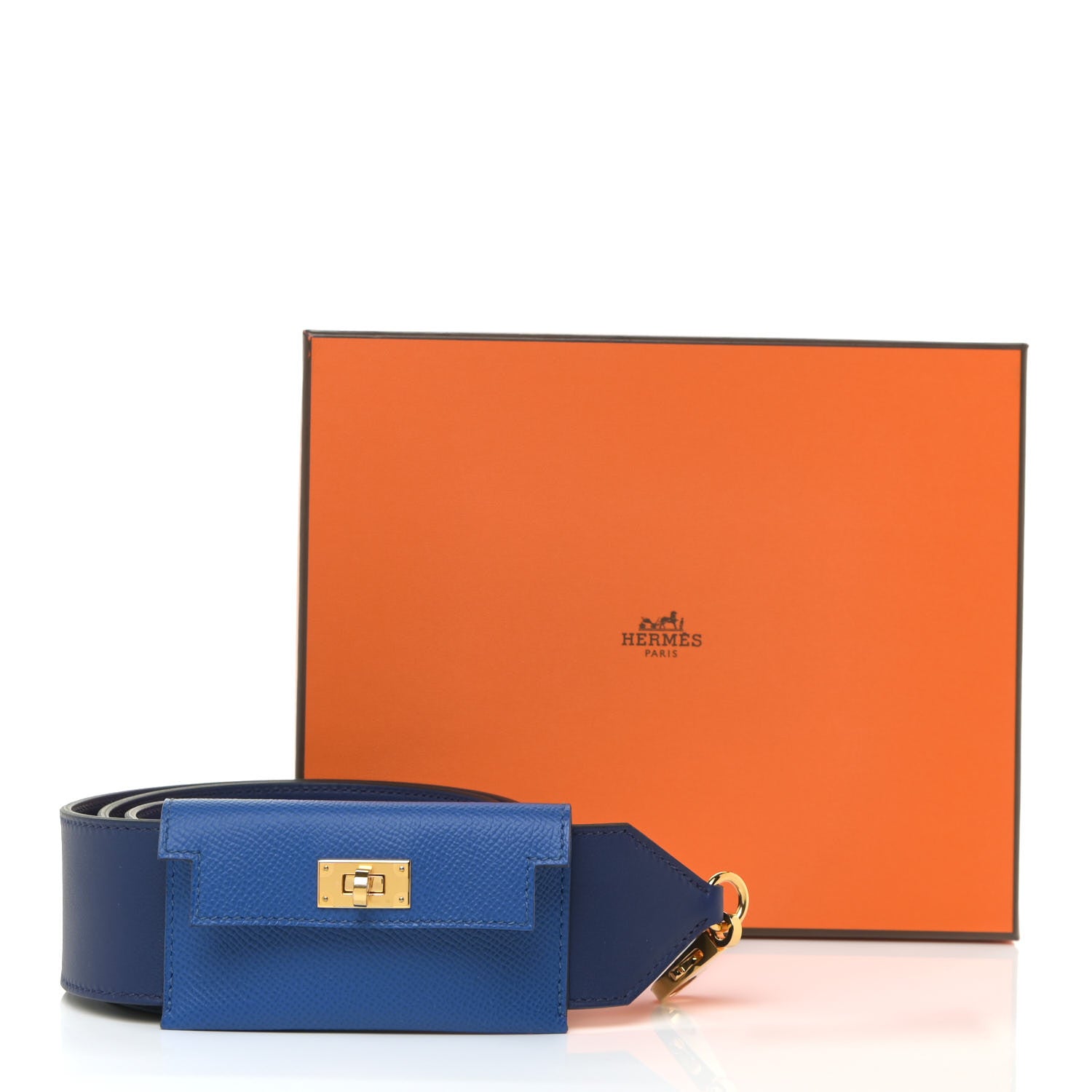 Hermes Swift Epsom Pocket Kelly Shoulder Strap Bleu Saphir Bleu France 9 of 9