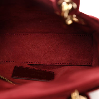 Christian Dior Velvet Mini Lady Dior Red 5 of 10