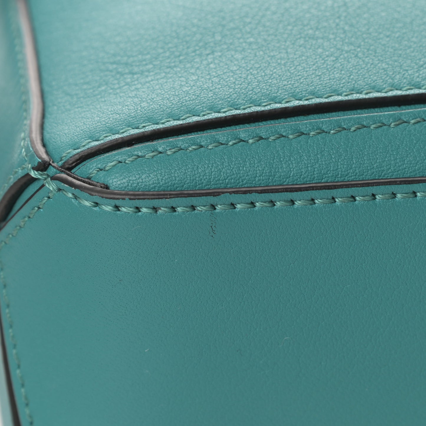 Calfskin Mini Puzzle Bag Emerald Green