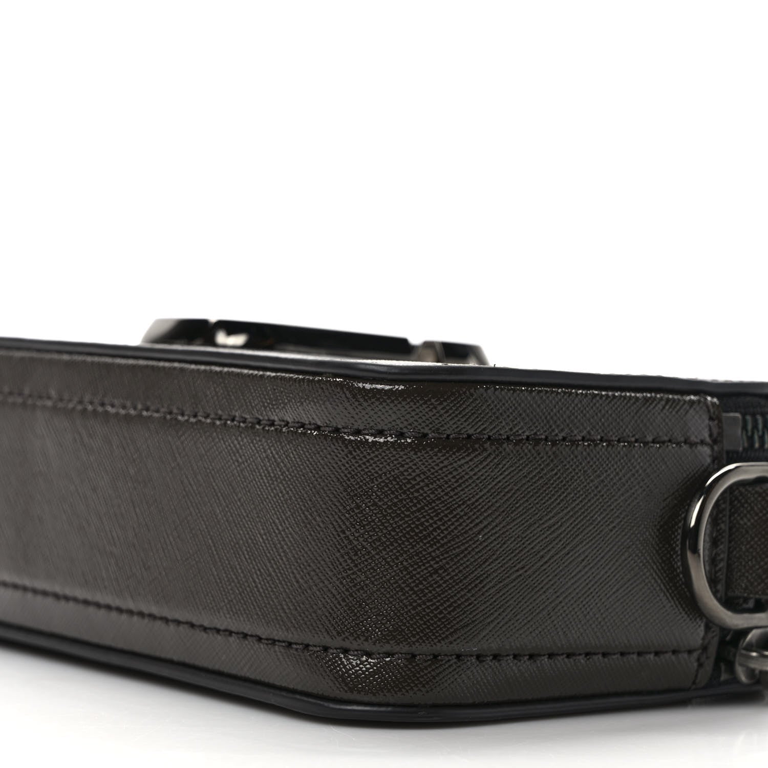 Marc Jacobs Saffiano Small Snapshot Camera Bag Ink Grey 10 of 10