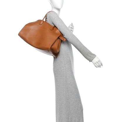 The Row Polished Saddle Calfskin Soft Margaux 15 Cuir 3 of 27
