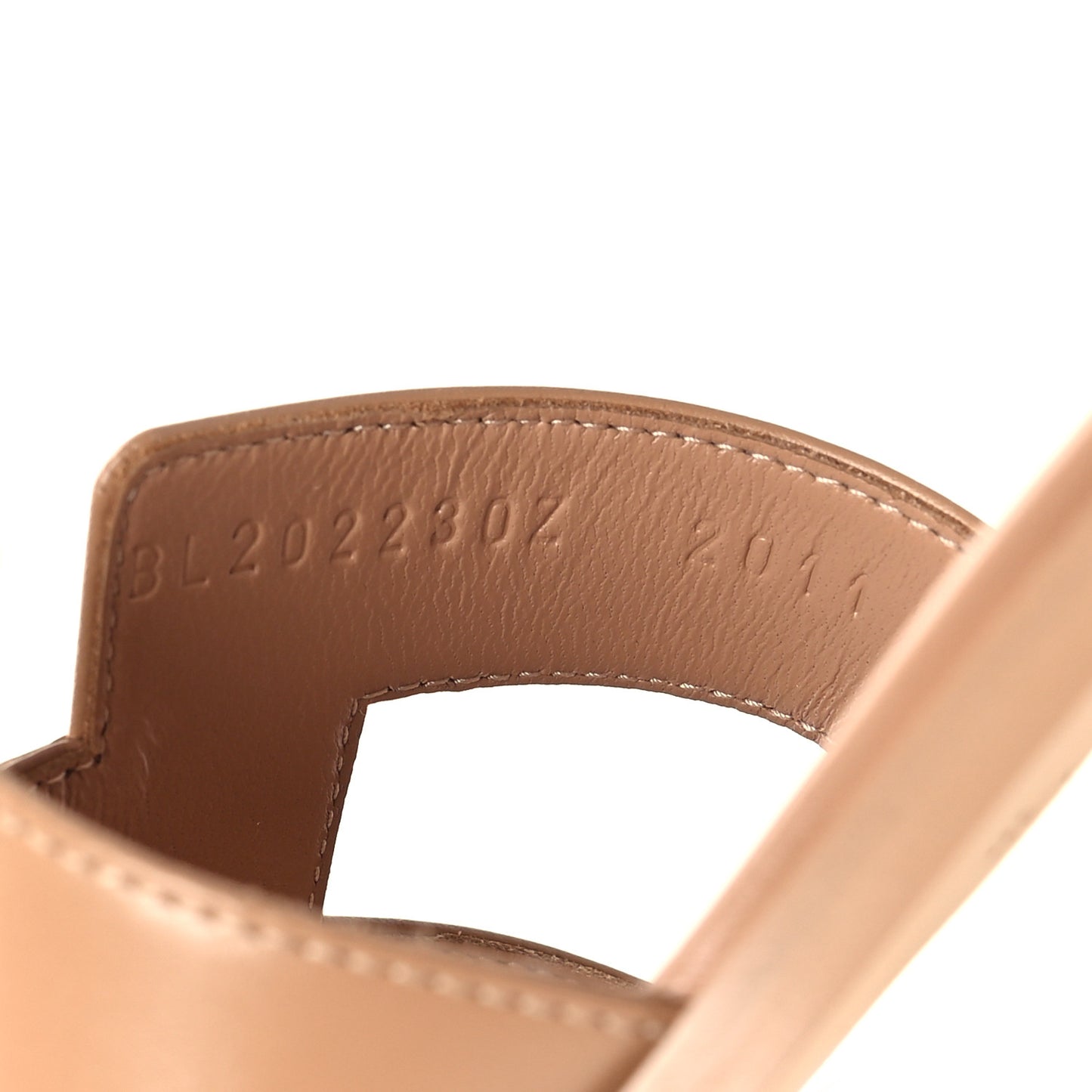 Box Calfskin Oran Sandals 40 Bois De Santal