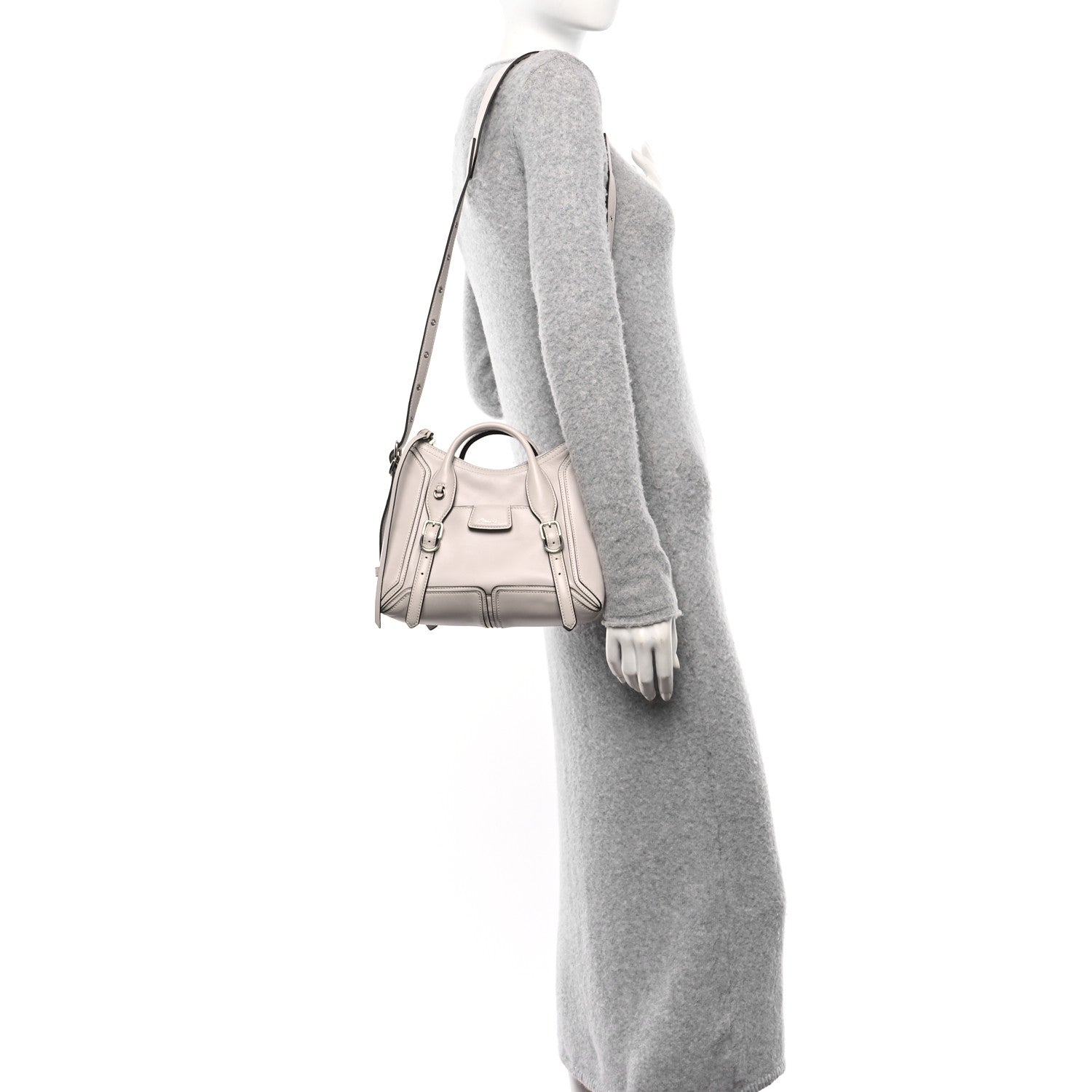3.1 Phillip Lim Calfskin Moto Mini Pashli Satchel Stone 2 of 10