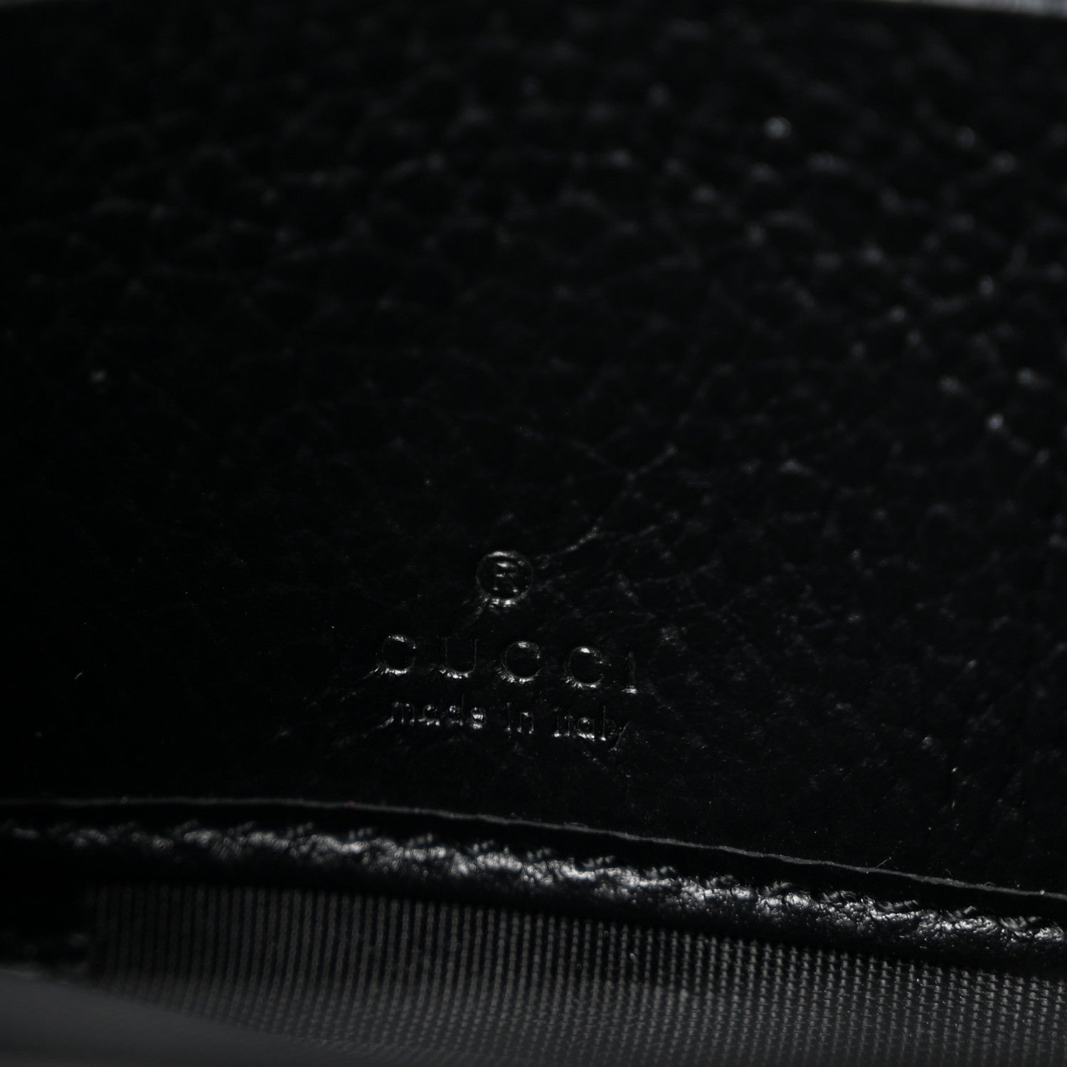 Gucci Dollar Calfskin GG Marmont Zip Around Wallet Black 6 of 10