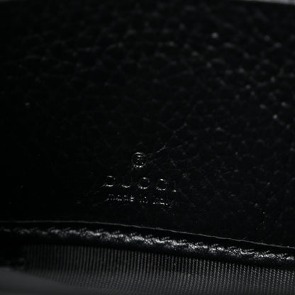 Gucci Dollar Calfskin GG Marmont Zip Around Wallet Black 6 of 10