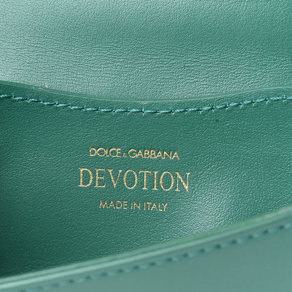 Dolce & Gabbana Nappa Matelasse Micro Devotion Bag Green 5 of 6