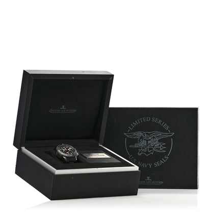 Jaeger-LeCoultre Titanium Rubber 44mm Master Compressor Chronograph GMT Navy Seals Limited Edition Automatic Watch Black Q178T677 6 of 6