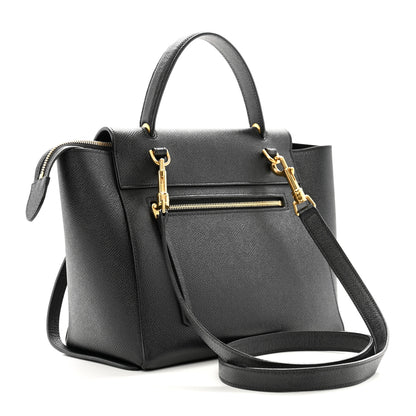 Celine Grained Calfskin Micro Belt Bag Black 3 of 10
