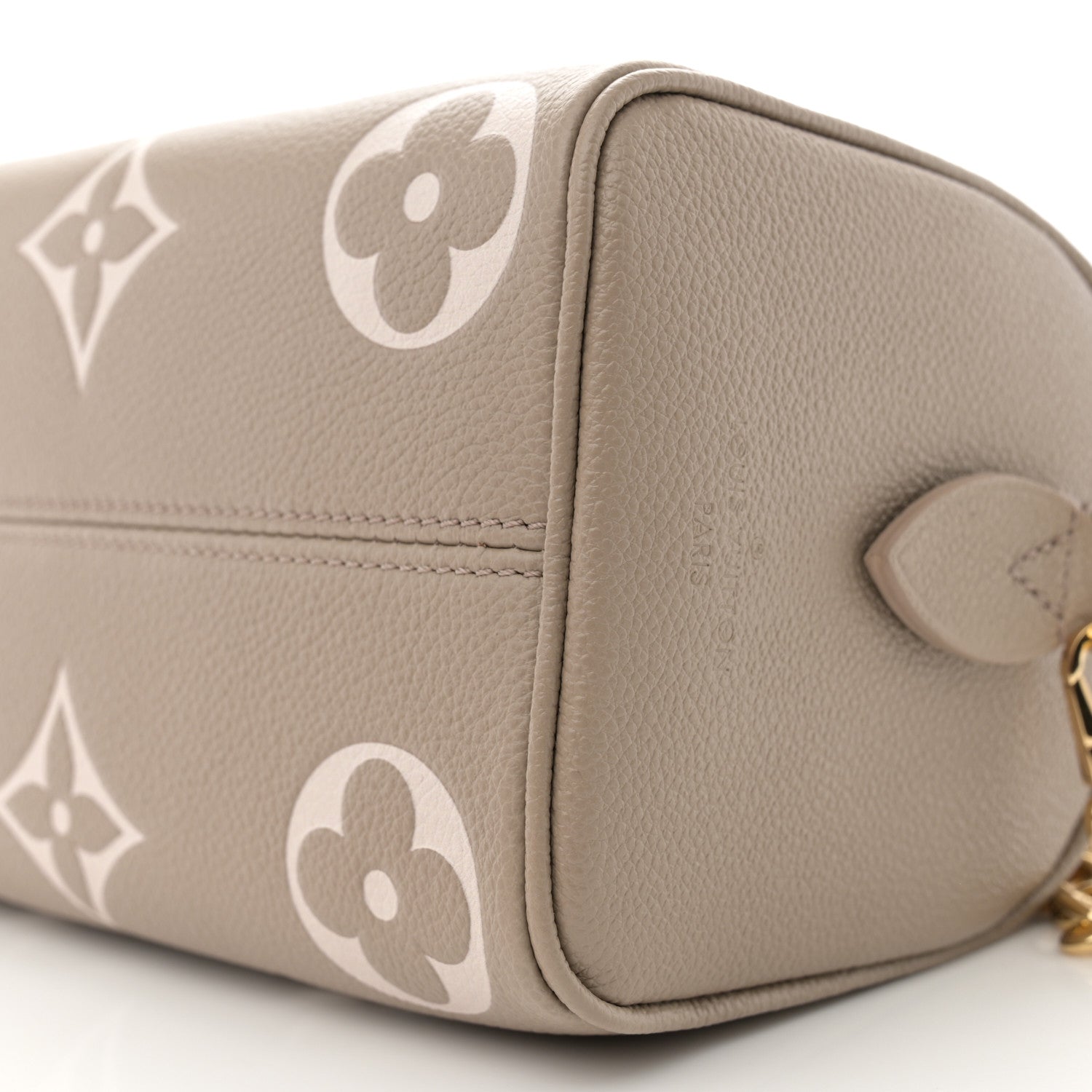 Louis Vuitton Empreinte Monogram Giant Speedy Bandouliere 20 Creme Beige 9 of 10