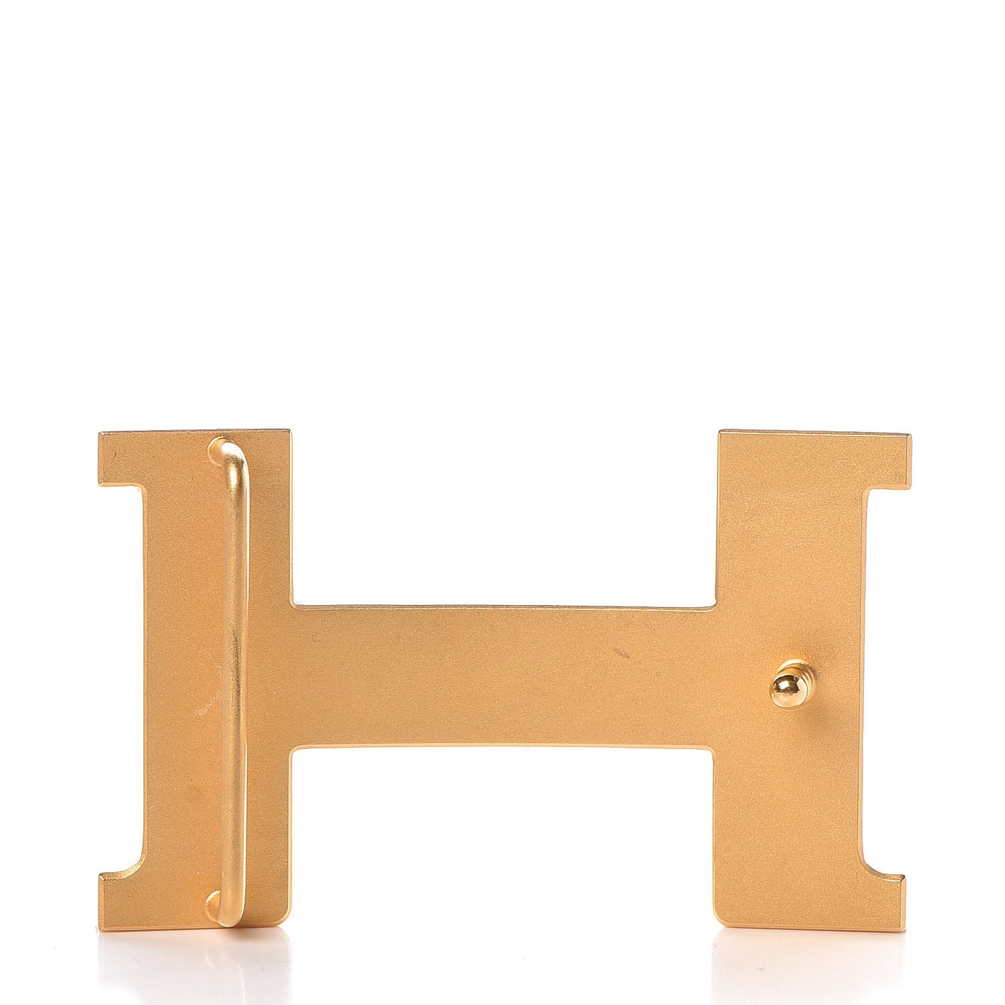 Polished 42mm Constance 2 Belt Buckle Gold