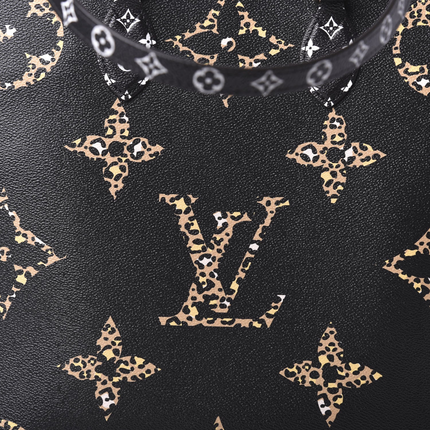 Louis Vuitton Monogram Giant Jungle Onthego GM Black 9 of 9