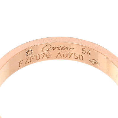 Cartier 18K Pink Gold 3.5mm LOVE Wedding Band Ring 54 6.75 4 of 5