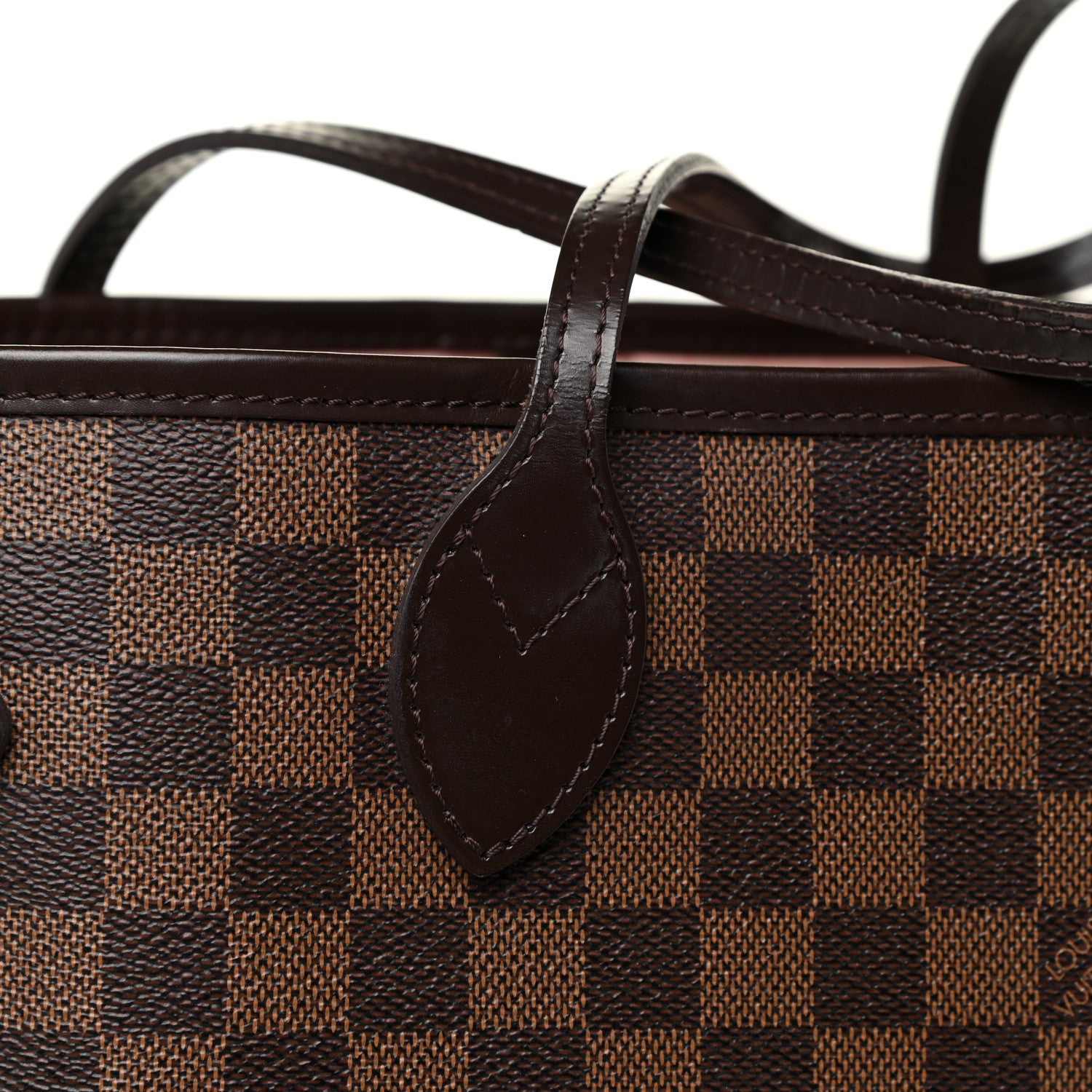 Louis Vuitton Damier Ebene Neo Neverfull MM Rose Ballerine 18 of 19