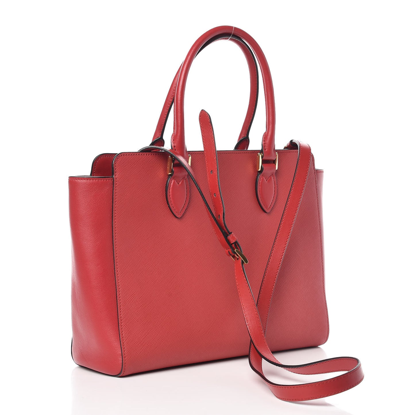 Saffiano Soft Calf Tote Fuoco