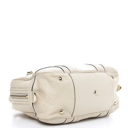 Gucci Calfskin Guccissima Signoria Extra Large Dome Bag Ivory 4 of 14