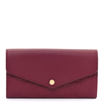 Louis Vuitton Empreinte Sarah Wallet Raisin 1 of 9