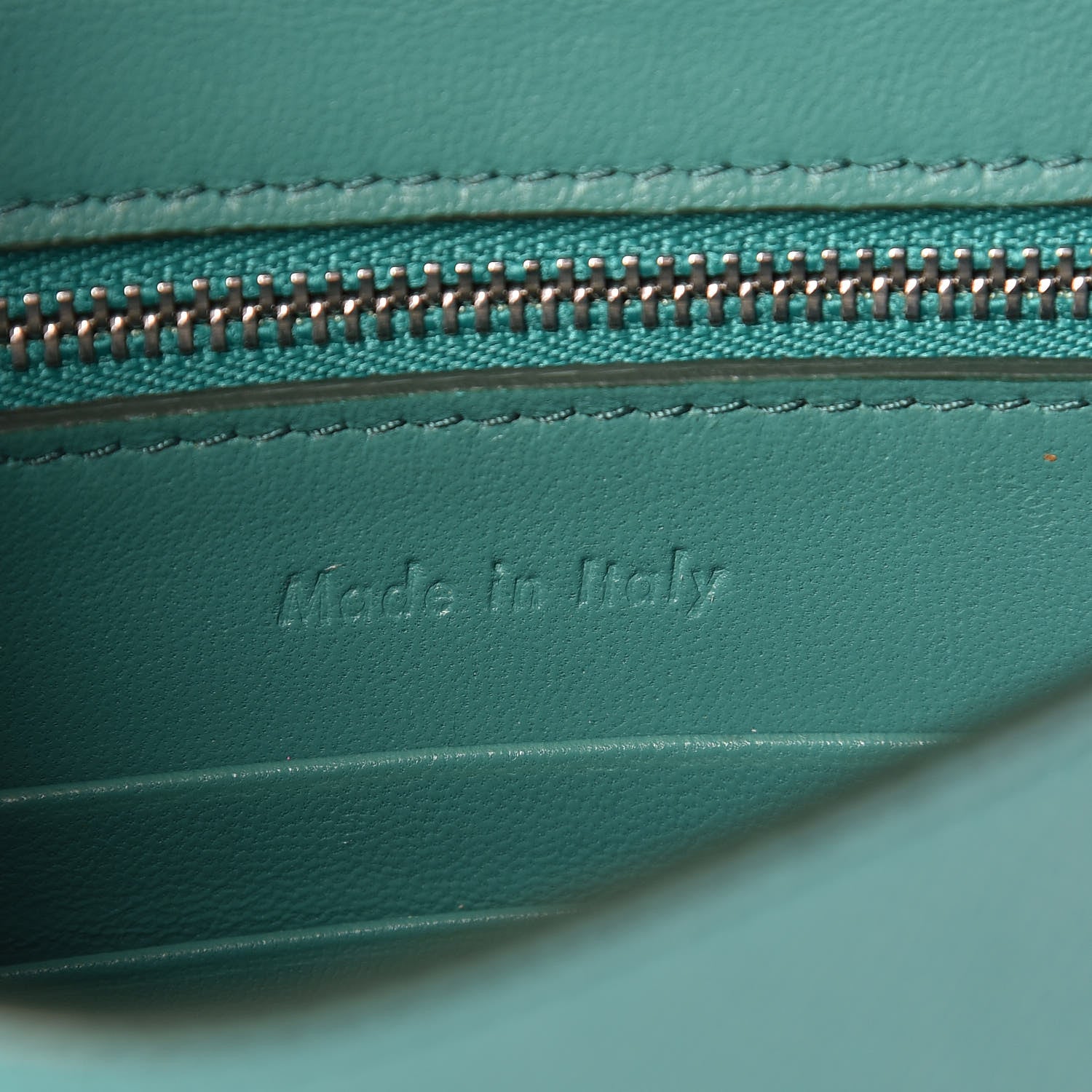 Celine Grained Calfskin Small Trotteur Cactus 6 of 8