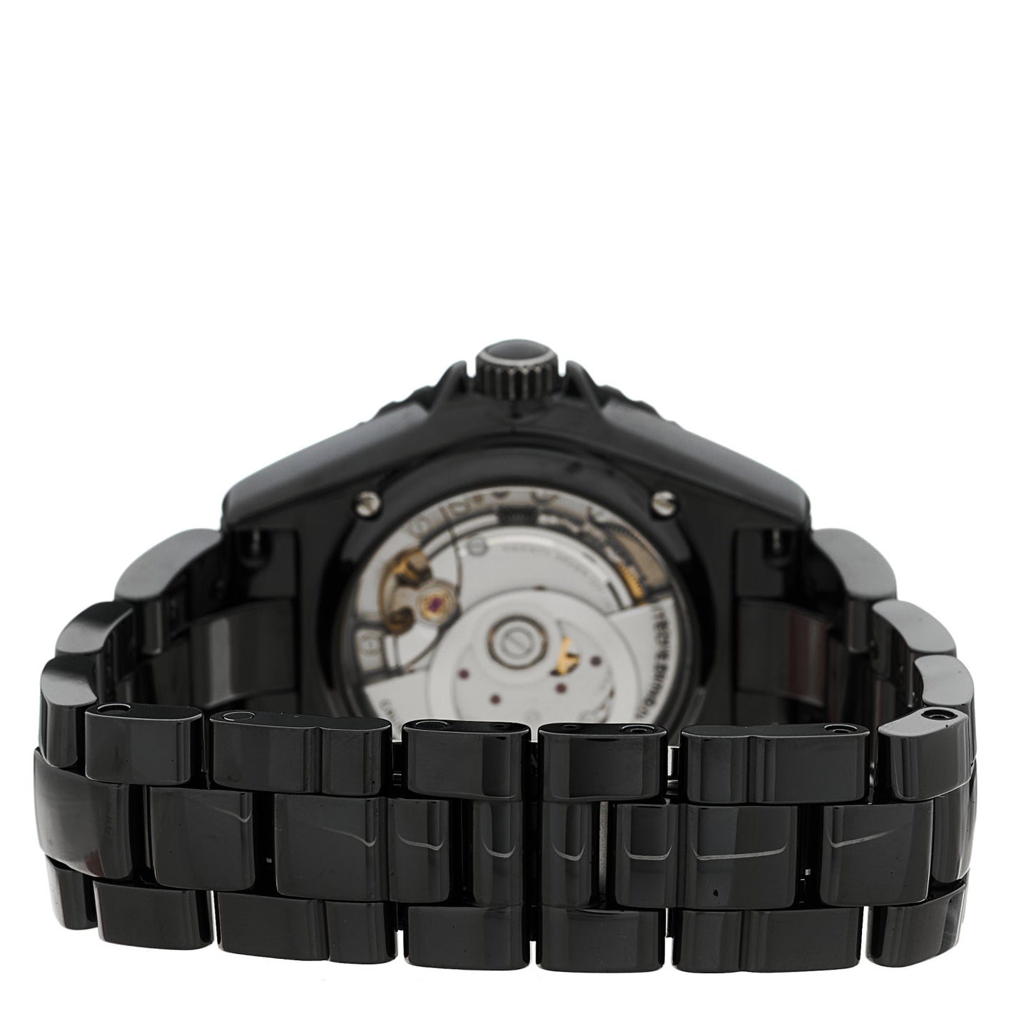 Stainless Steel Ceramic 38mm J12 Wanted de Chanel Automatic Watch Black