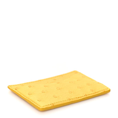 Louis Vuitton Ostrich Card Holder Yellow 4 of 6