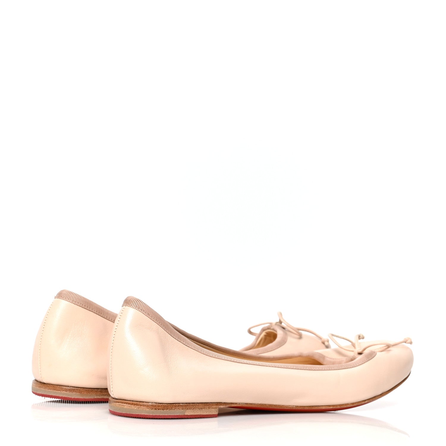 Christian Louboutin Nappa Mamadrague Flats 39 Beige 4 of 7