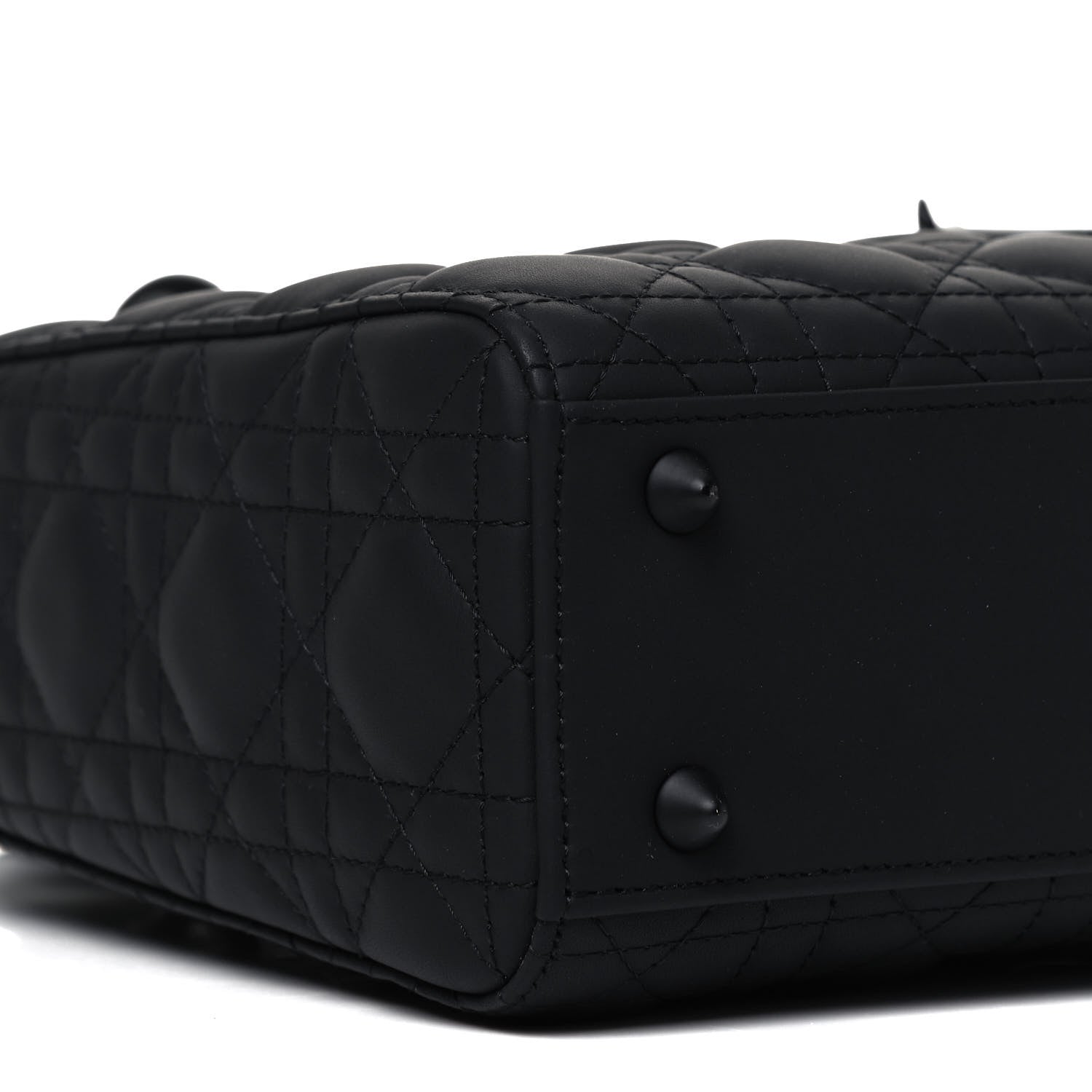 Christian Dior Ultra Matte Calfskin Cannage Small My ABCDior Lady Dior Black 8 of 9