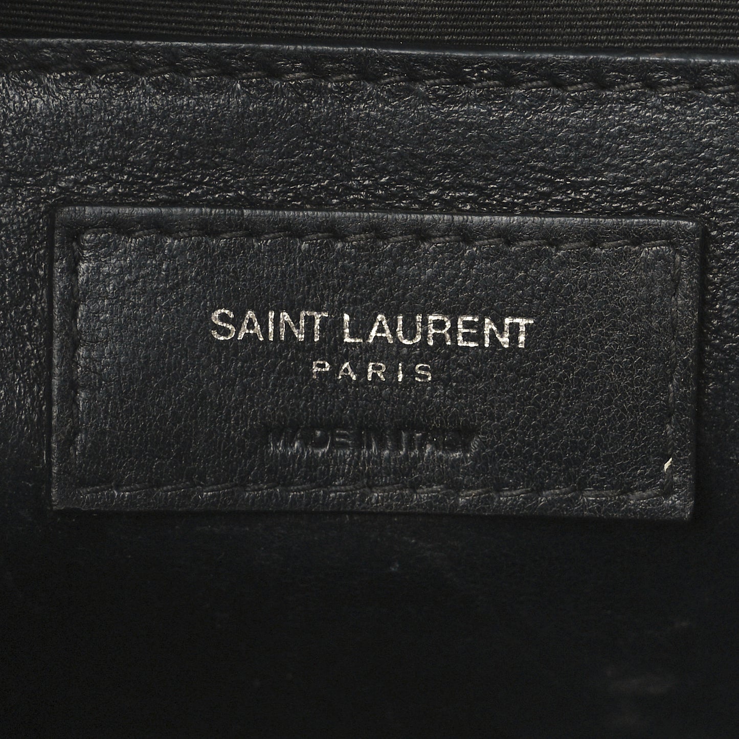 Grain De Poudre Medium Classic Monogram Kate Satchel Black