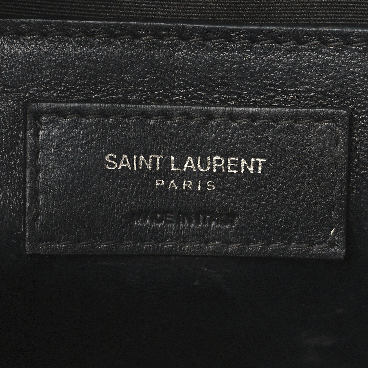Saint Laurent Grain De Poudre Medium Classic Monogram Kate Satchel Black 7 of 12