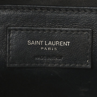 Saint Laurent Grain De Poudre Medium Classic Monogram Kate Satchel Black 7 of 12