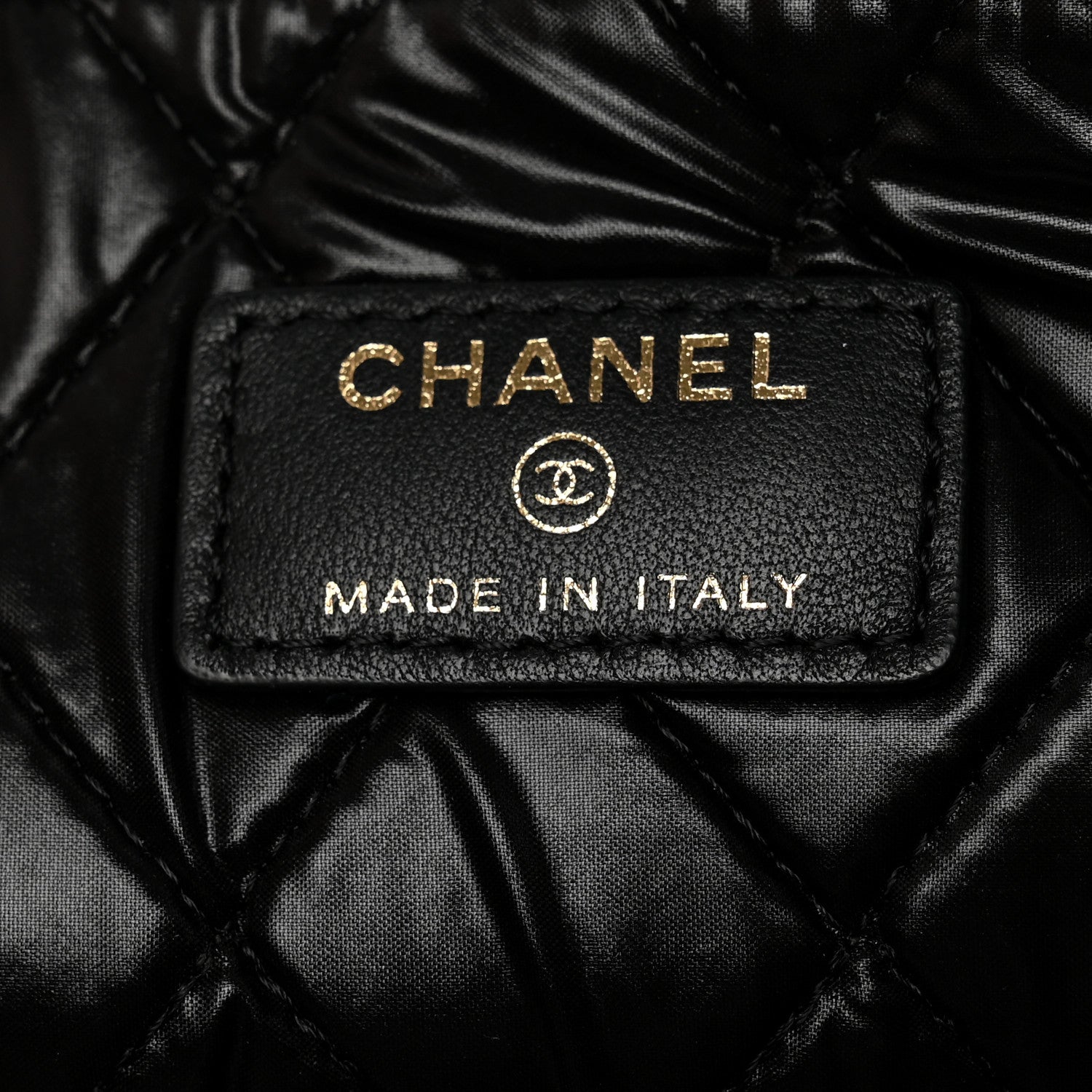 Chanel Lambskin Bi Quilted Large Cosmetic Case Black 6 of 7