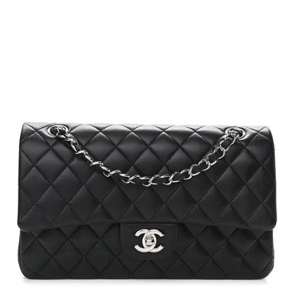 Chanel Lambskin Quilted Medium Double Flap Black 1 of 10