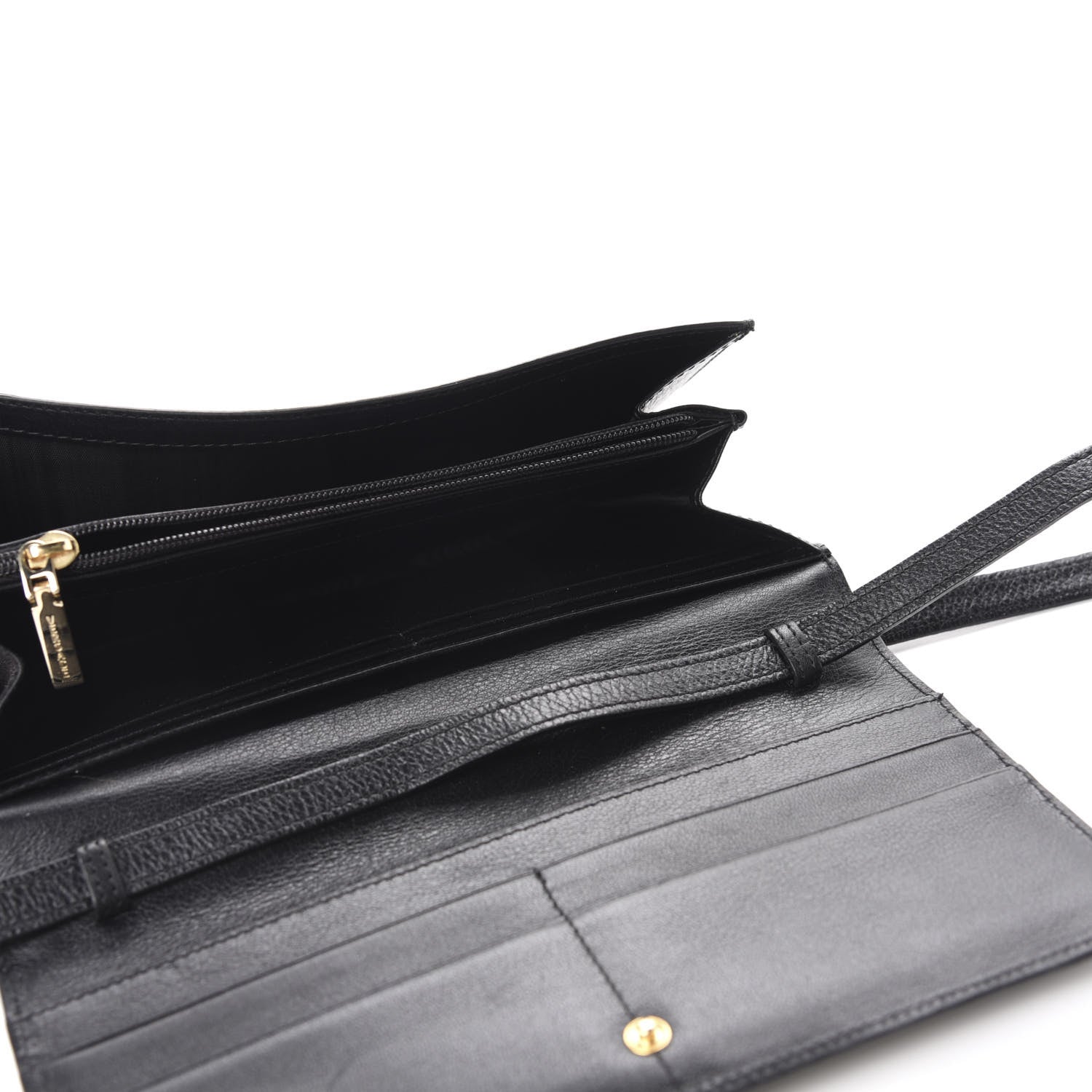 Versace Jacquard Medusa Crossbody Wallet Black 5 of 9