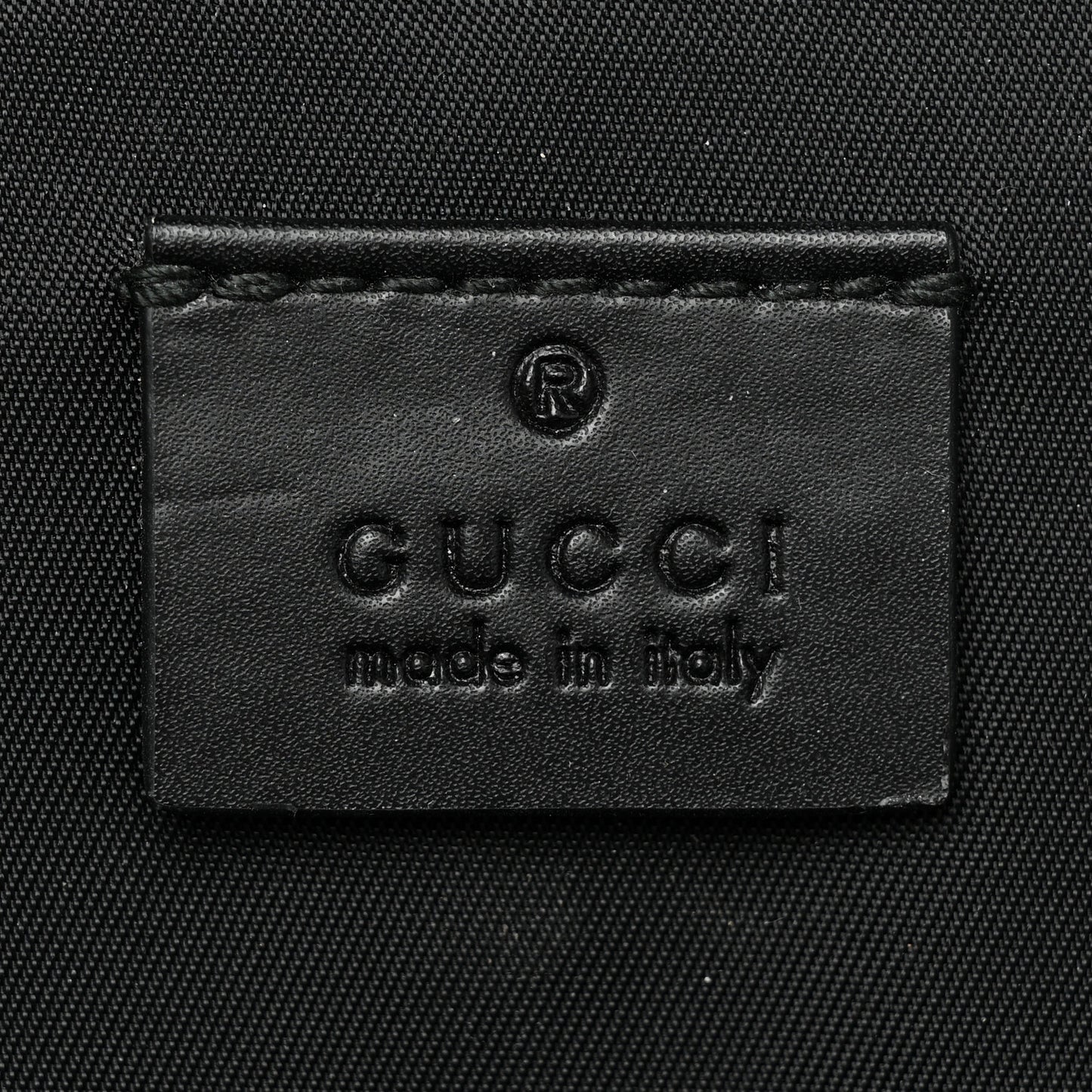 GG Supreme Monogram Web Belt Bag Black