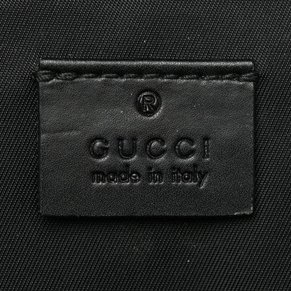 Gucci GG Supreme Monogram Web Belt Bag Black 7 of 11