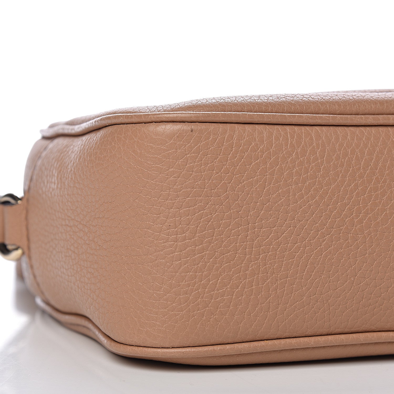 Gucci Pebbled Calfskin Small Soho Disco Bag Camelia 8 of 10