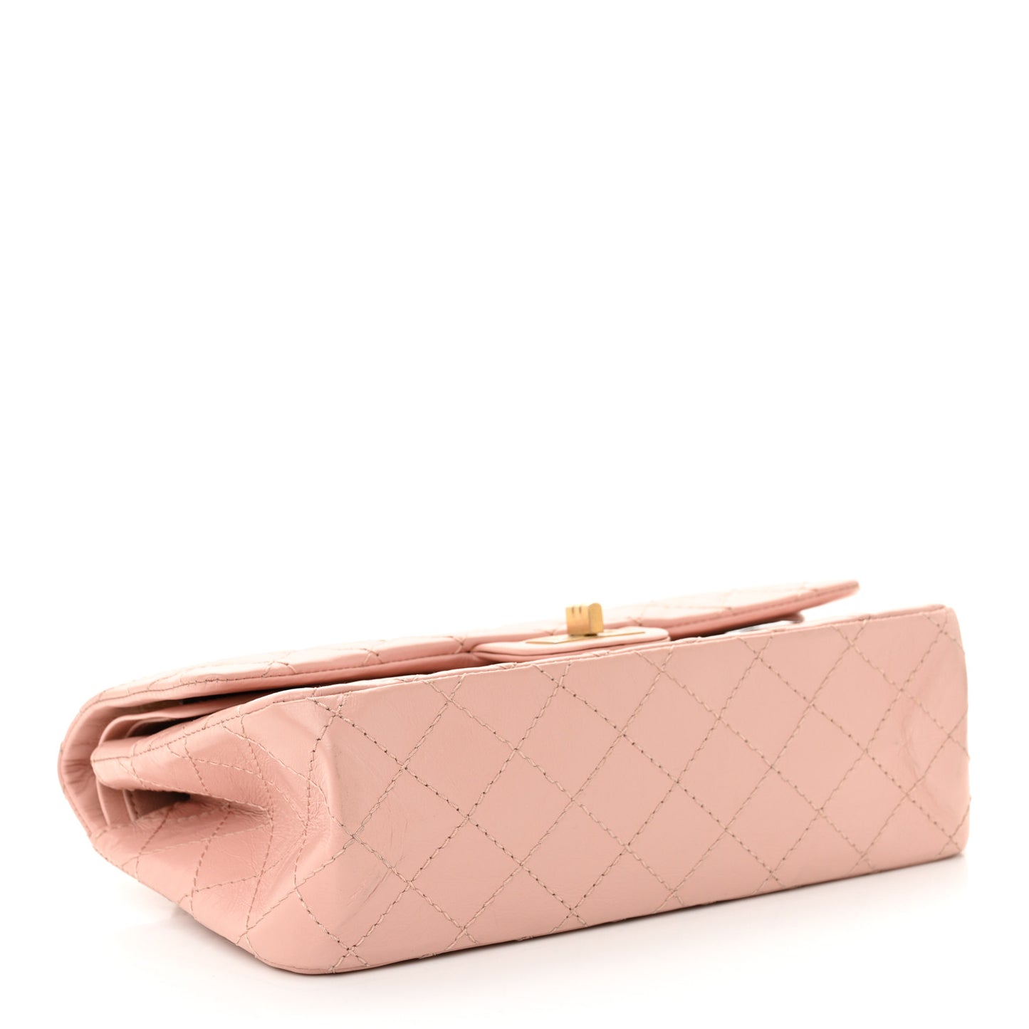 Aged Calfskin Quilted 2.55 Reissue 225 Flap Pink