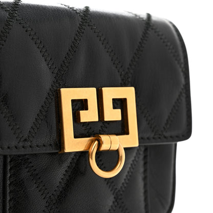 Givenchy Goatskin GV3 Pocket Nano Pouch Black 7 of 7