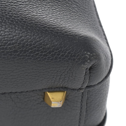 MCM Grained Calfskin Large Milla Tote Phantom Grey 13 of 14