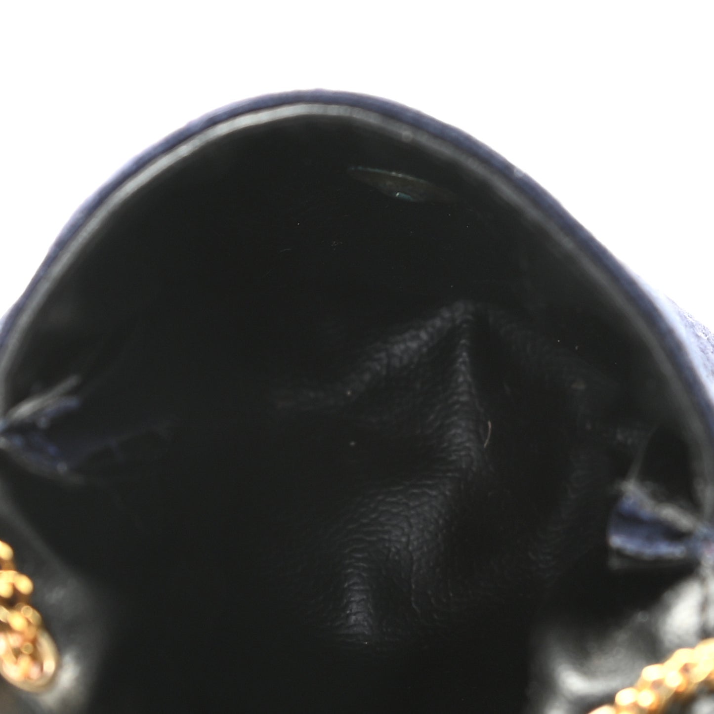 Jersey Quilted Micro Flap Bag Navy