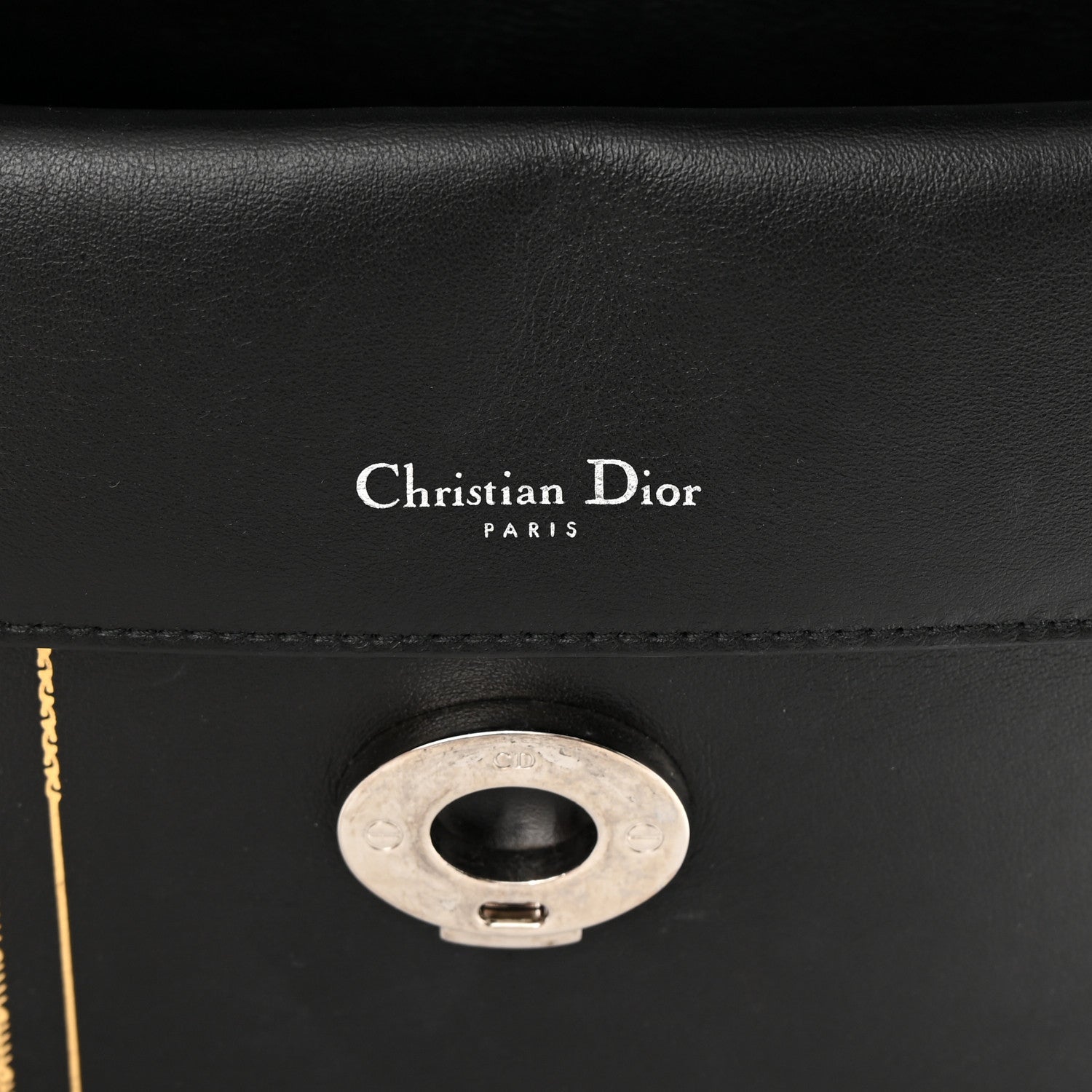 Christian Dior Smooth Calfskin Small Tri-Color Be Dior Flap Black Red White 6 of 17