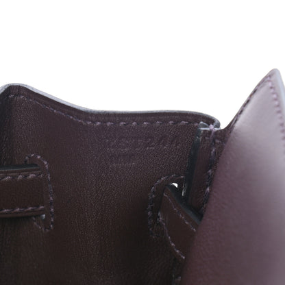 Hermes Swift Birkin Shadow 25 Rouge Sellier 8 of 11