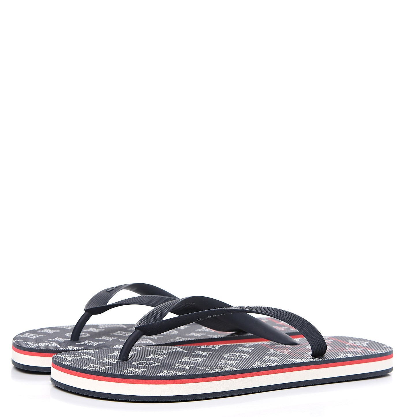 Rubber Mens Molitor Thong Sandals 8 Marine Rouge