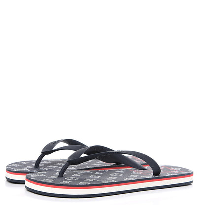 Louis Vuitton Rubber Mens Molitor Thong Sandals 8 Marine Rouge 3 of 8