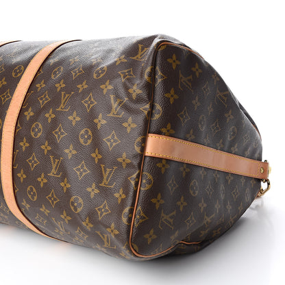 Louis Vuitton Monogram Keepall Bandouliere 55 12 of 17