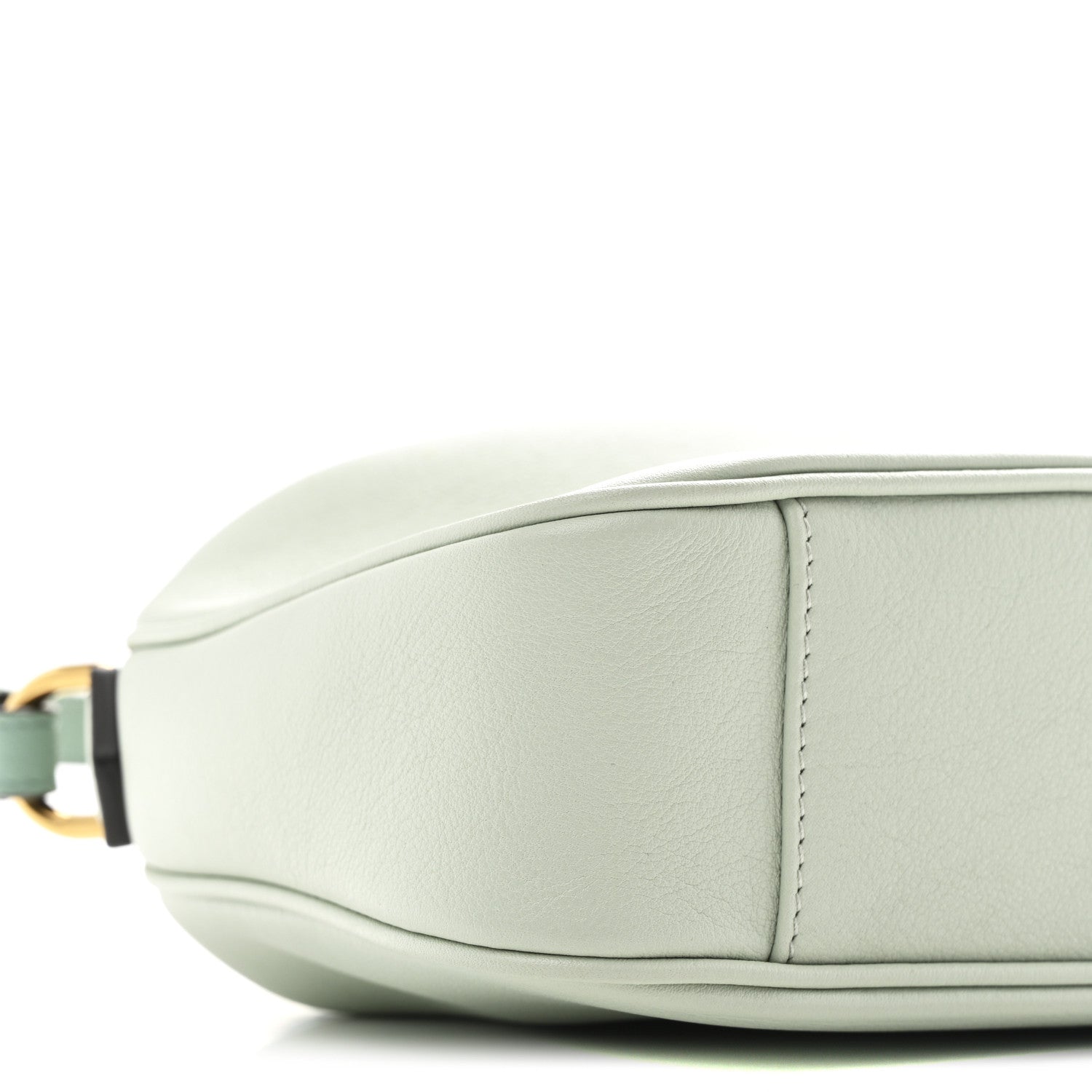 Gucci Softy Wonka Textured Dollar Calfskin Small Diana Shoulder Bag Pale Green 9 of 10