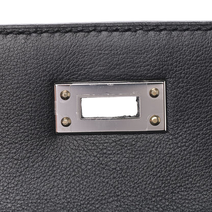 Hermes Swift Kelly Retourne 25 Black 23 of 35
