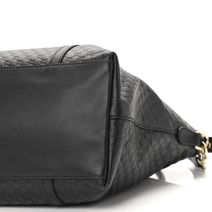 Gucci Soft Microguccissima Dome Satchel Black 9 of 11