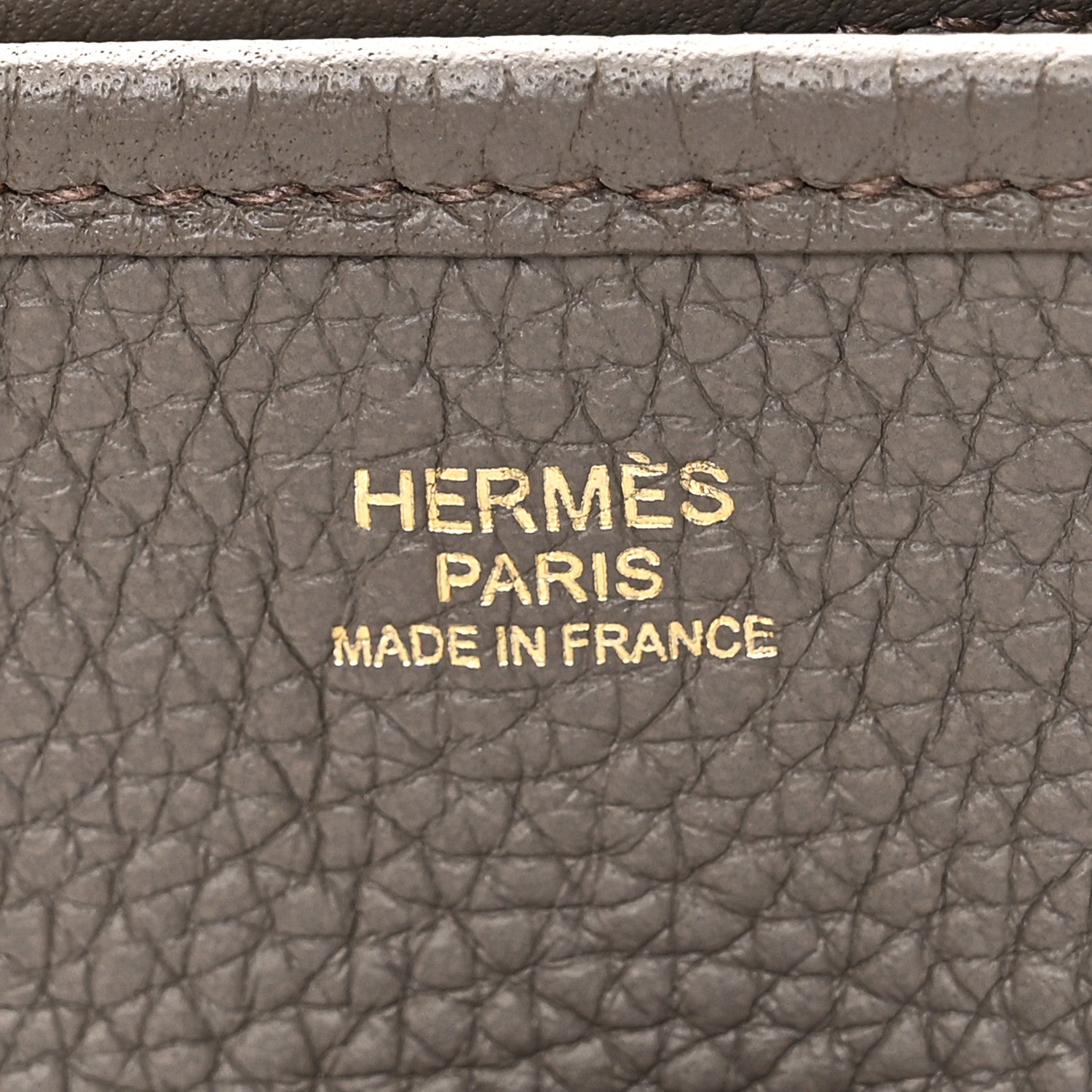 Hermes Taurillon Clemence Evelyne III PM Etain 6 of 11