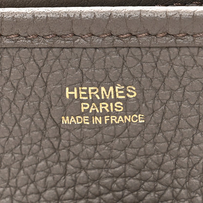 Hermes Taurillon Clemence Evelyne III PM Etain 6 of 11